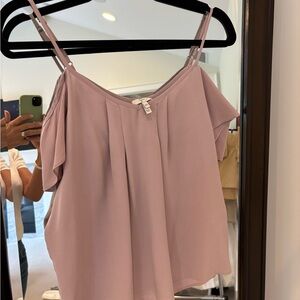 Joie Pink Pleated Camisole Top